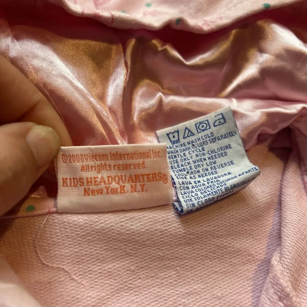 Deadstock NWT Y2K Nick Jr Dora The Explorer 2008 Hoodie Toddler 12 Month Pink